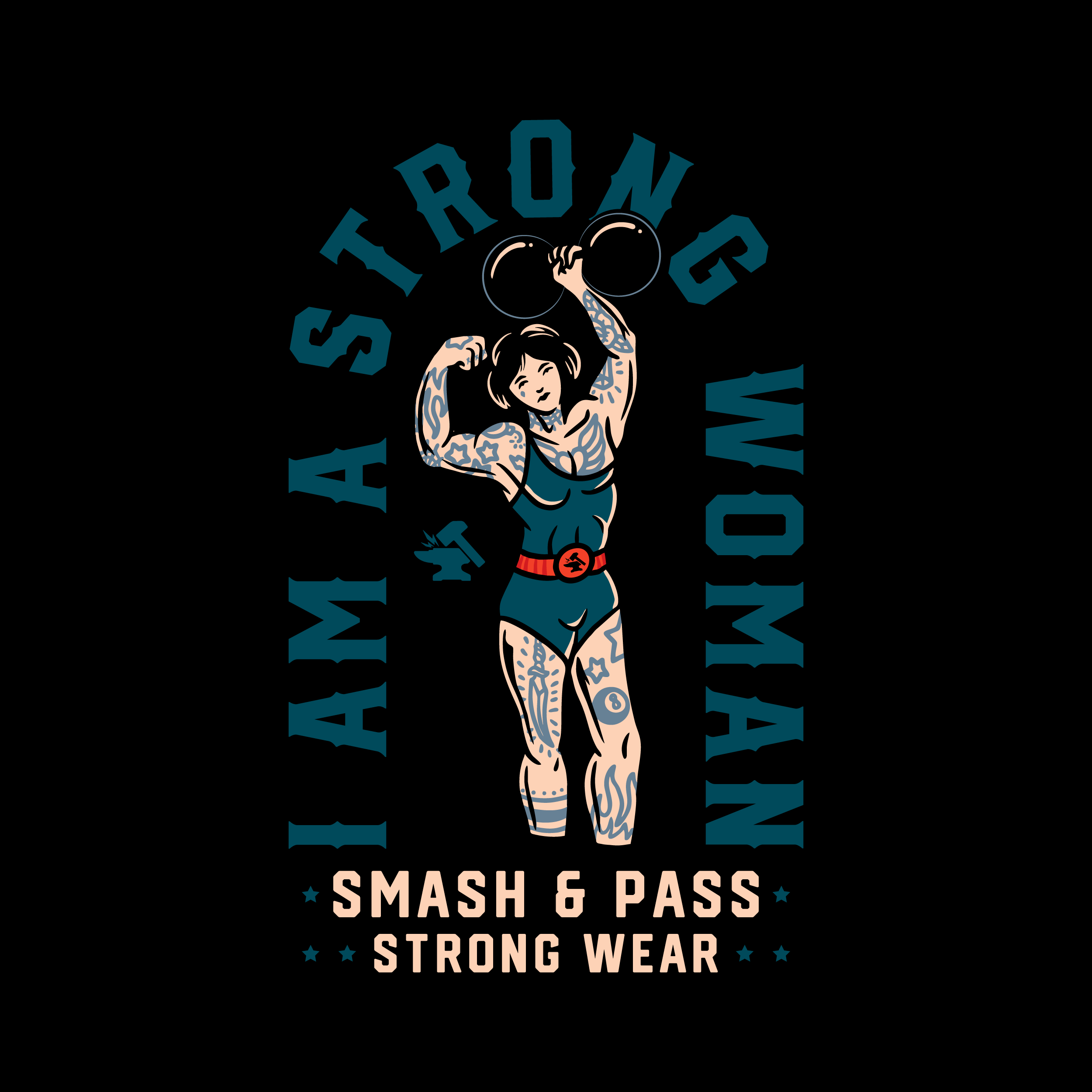 Scotland's Strongest Gymwear | Strongwoman – Smash & Pass